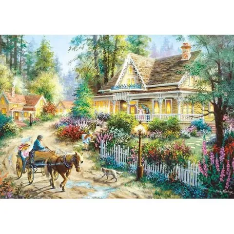 Appleone Heartful My Town 1,000 pc Premium Jigsaw Puzzle 19.7x29.5-inch