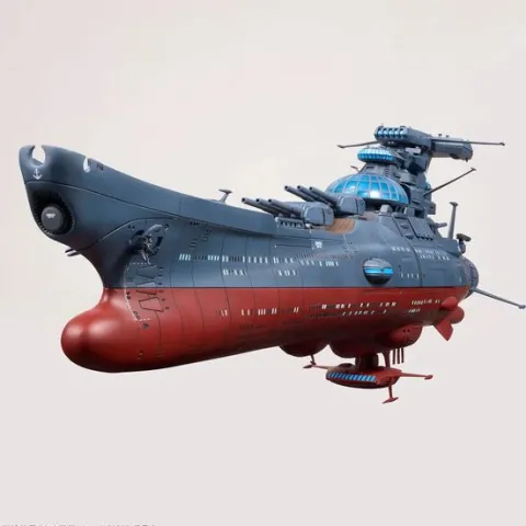 Bandai Battleship Yamato 3199 Wave Motion Experiment Ship Ginga 1/1000 Scale Model Kit