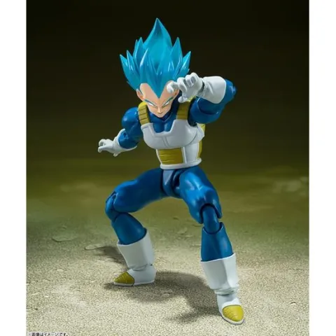 Bandai Dragon Ball Super: S.H.Figuarts Super Saiyan Vegeta - The Pride of Saiyans Action Figure