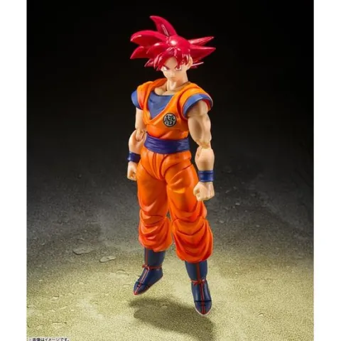 Bandai Dragon Ball Z S.H.Figuarts Super Saiyan Son Goku (Saiyan God Instilled with the Light of Righteous Hearts) Action Figure