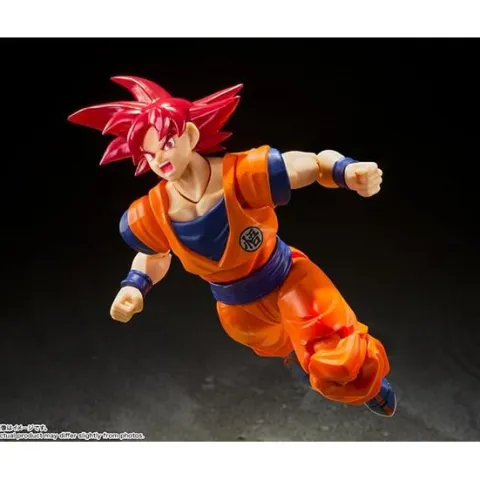 Bandai Dragon Ball Z S.H.Figuarts Super Saiyan Son Goku (Saiyan God Instilled with the Light of Righteous Hearts) Action Figure