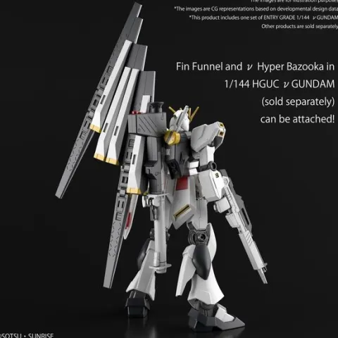 Bandai Entry Grade Nu Gundam EG 1/144 Model Kit