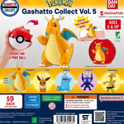 Bandai Gashapon Pokemon Gashatto Collect Vol. 5 Gacha Figure - 1 Random