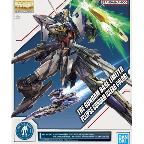 Bandai Gundam Base Limited Eclipse Gundam Clear Color MG 1/100 Scale Model Kit