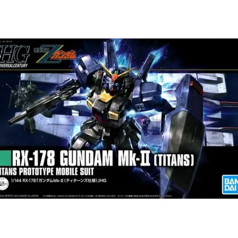 Bandai HGUC RX-178 Gundam MK-II Titans HG 1/144 Scale Model Kit