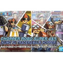 Bandai Hobby Chopper Robo Super No.4 & No.5 (Kung Fu Tracer & Walk Hopper) Figure Model Kit
