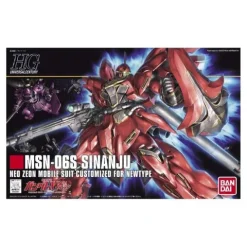 Bandai Hobby Gundam HGUC #116 MSN-06S Sinanju HG 1/144 Model Kit