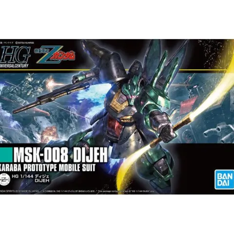 Bandai Hobby Gundam HGUC Zeta Gundam MSK-008 Dijeh HG 1/144 Model Kit