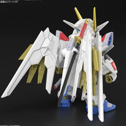Bandai Hobby Gundam SEED Freedom Mighty Strike Freedom Gundam SDCS Model Kit