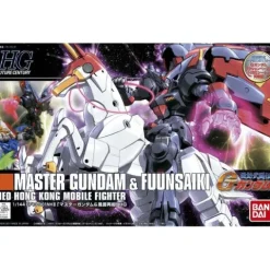 Bandai Hobby HGFC #128 Master Gundam and Fuunsaiki HG 1/144 Model Kit