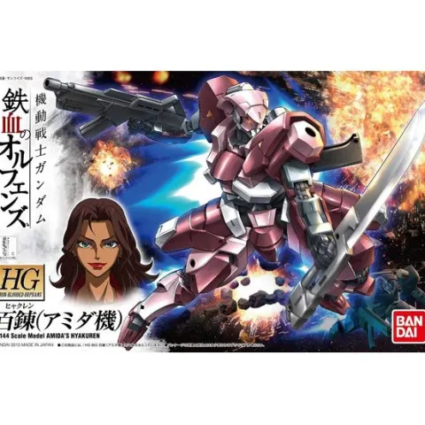 Bandai Hobby HGPD IBO Hyakuren Amida Use HG 1/144 Scale Model Kit
