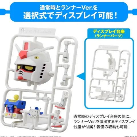 Bandai Hobby HGUC Mobile Suit Gundam Gunpla-kun DX Set 1/1 Scale Model Kit