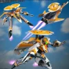Bandai Hobby Macross VF-31E Siegfried Chuck Mustang Use 1/100 Scale HG Model Kit