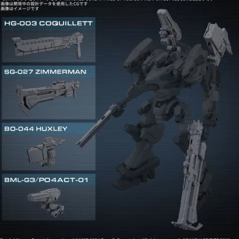 Bandai Hobby 30MM Option Parts Armored Core VI Weapon Set 03