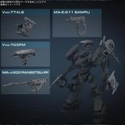 Bandai Hobby 30MM Option Parts Armored Core VI Weapon Set 06 Model Kit