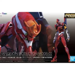 Bandai Hobby Neon Genesis Evangelion EVA Unit-02 RG 1/144 Scale Model Kit