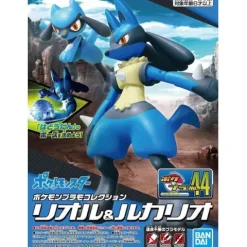 Bandai Hobby Pokemon Plamo Riolu & Lucario Figure Model Kit