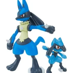 Bandai Hobby Pokemon Plamo Riolu & Lucario Figure Model Kit