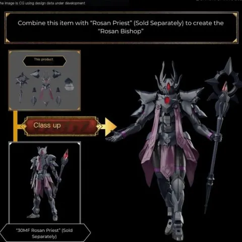 Bandai 30MF 30 Minutes Fantasy Class Up Armor (Rosan Bishop) Model Kit