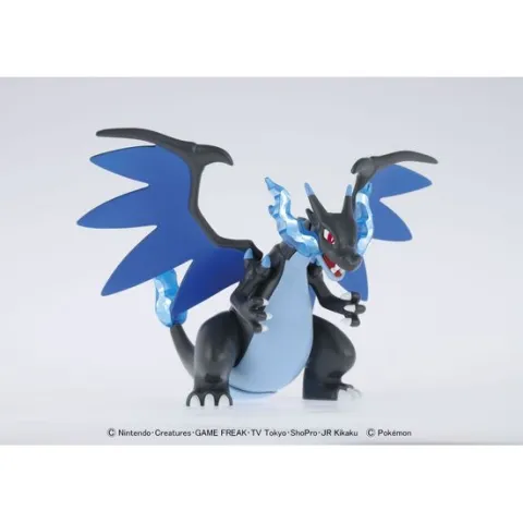 Bandai Pokemon Plamo 36 Select Series Collection Mega Charizard X Model Kit