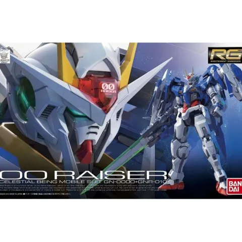 Bandai RG #18 Gundam 00 Raiser Real Grade 1/144 Scale Model Kit