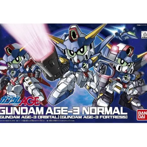 Bandai Spirits BB #372 Gundam Age-3 Normal Fortress Orbital SD Model Kit