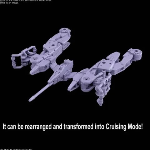 Bandai Spirits 30MM 30 Minute Missions Vehicle Space Craft Purple Model Kit