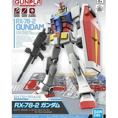 Bandai Spirits RX-78-2 Gundam 1/144 Scale Entry Grade Figure Model Kit