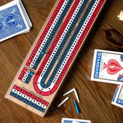 Bicycle 3 Track Cribbage Board Set