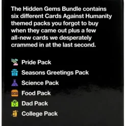 Cards Against Humanity: Hidden Gems Bundle - 6 Themed Packs + 10 New Cards