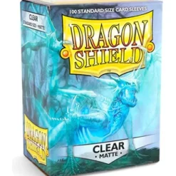 Dragon Shield Matte Clear 100 Protective Sleeves