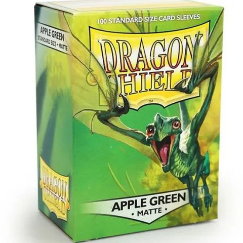 Dragon Shield Matte Green Apple 100 Protective Sleeves