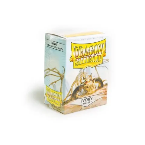 Dragon Shield Matte Ivory 100 Protective Sleeves