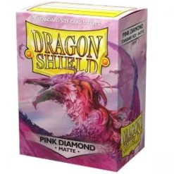 Dragon Shield Matte Pink Diamond 100 Protective Sleeves