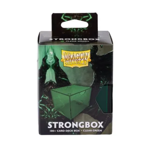Dragon Shield: Strongbox Card Deck Box - Clear Green 100CT