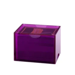 Dragon Shield: Strongbox Card Deck Box - Clear Purple 100CT