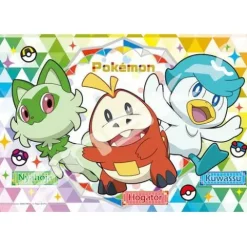 Ensky Pokemon Jigsaw Puzzle 'Sprigatito, Fuecoco, and Quaxly' (108 Large Pieces)