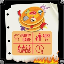 Exploding Kittens: Anarchy Pancakes Board Game