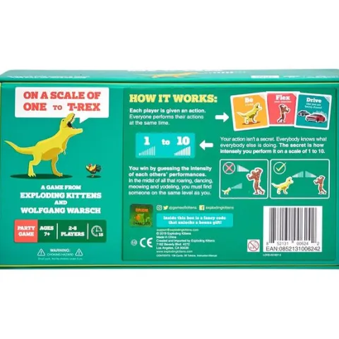 Exploding Kittens: On a Scale of One to T-Rex