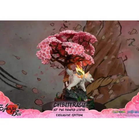 First 4 Figures Okami Okamiden Chibiterasu Exclusive Edition PVC 10" Statue