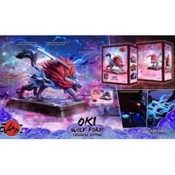 First 4 Figures Okami Oki Wolf Form Exclusive Edition Resin 14