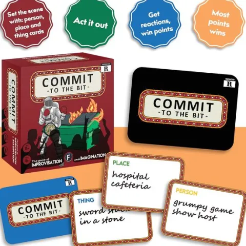 Fitz Games: Commit to the Bit (R) - Party Card Game