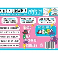 Format Games: Ansagrams - Fast-Paced Trivia Game