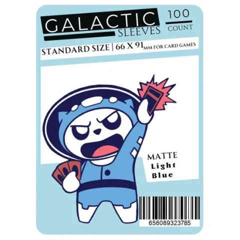 Galactic Toys Sleeves Matte Light Blue Standard Size Card Sleeves 100ct