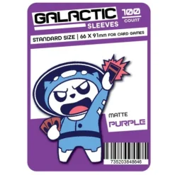 Galactic Toys Sleeves Matte Purple Standard Size Card Sleeves 100ct