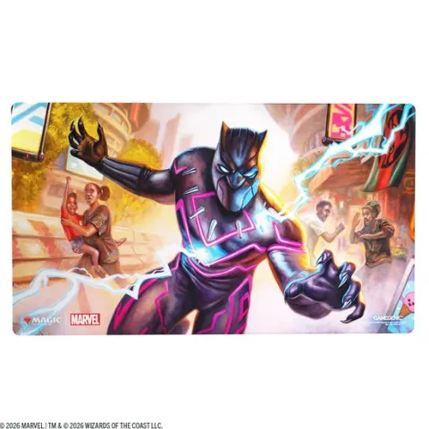 Gamegenic MTG Marvel Super Heroes Shiny Playmat - Striking Black Panther