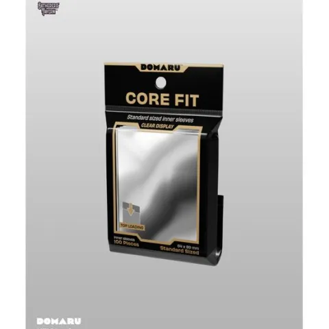 Gatherers' Tavern Domaru Core Fit Standard Sized Card Sleeve 100ct Clear