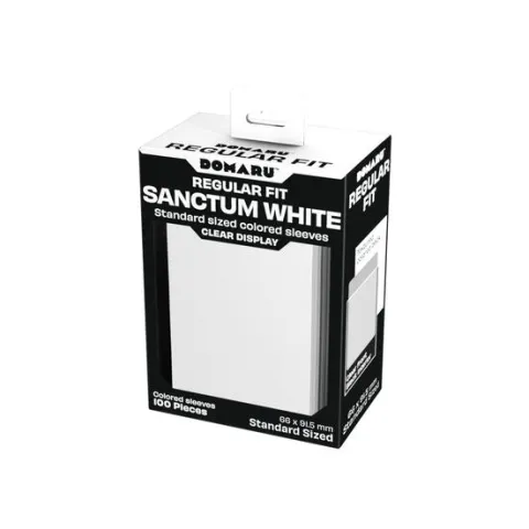 Gatherers' Tavern Domaru Regular Fit Standard Card Sleeve 100ct Sanctum White