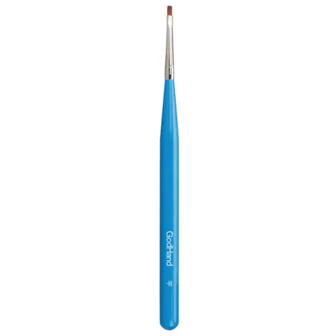 GodHand EBRSP-H Brushwork PRO Flat Hobby Paint Brush w/ Cap