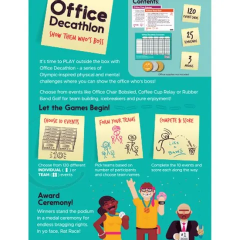 Gray Matters Games: Office Decathlon - Party Game